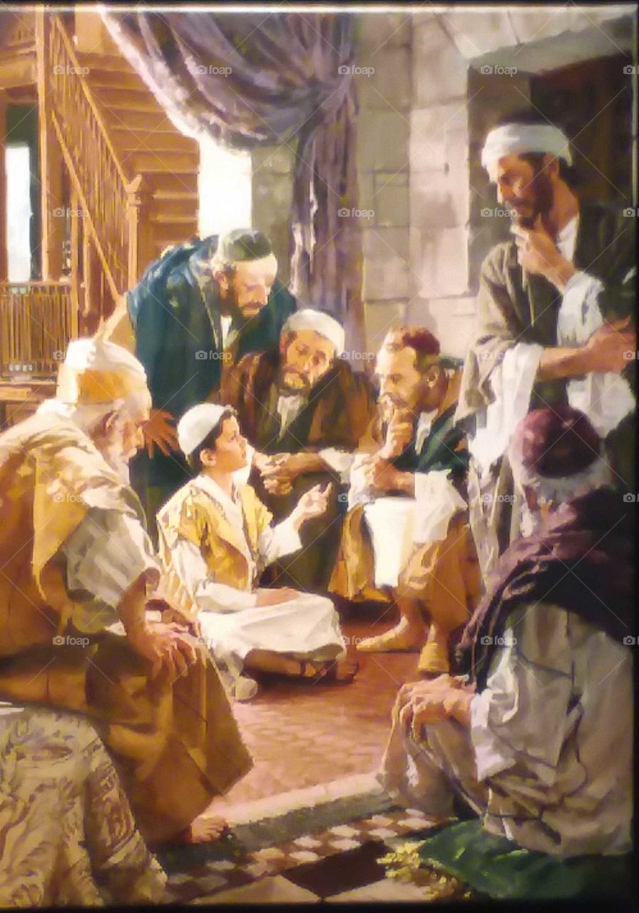 Jesus teaches the Pharisees