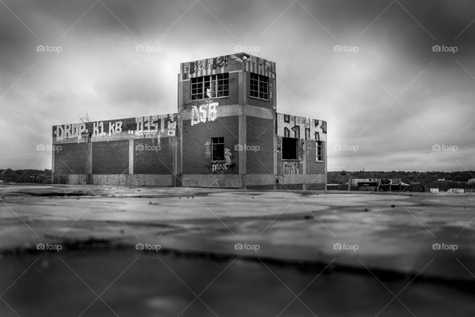 Abandoned meat packing factory in Fort Worth, TX.