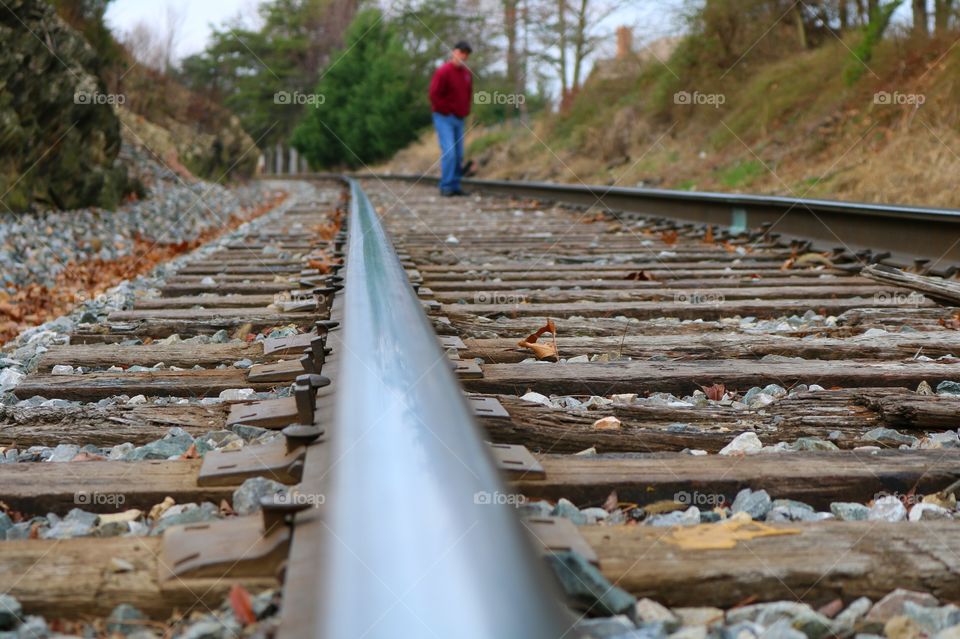 a walk down the tracks