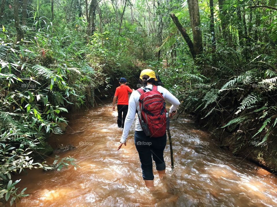 backpacking with the family