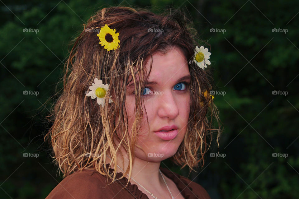 an Asheville NC hippie chick. she has a soft innocence in those big blue eyes