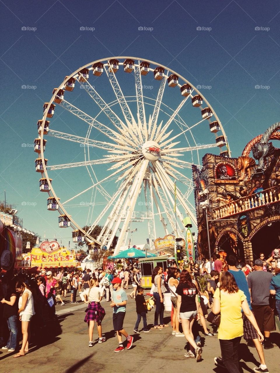 Ferris wheel at the OC Fair