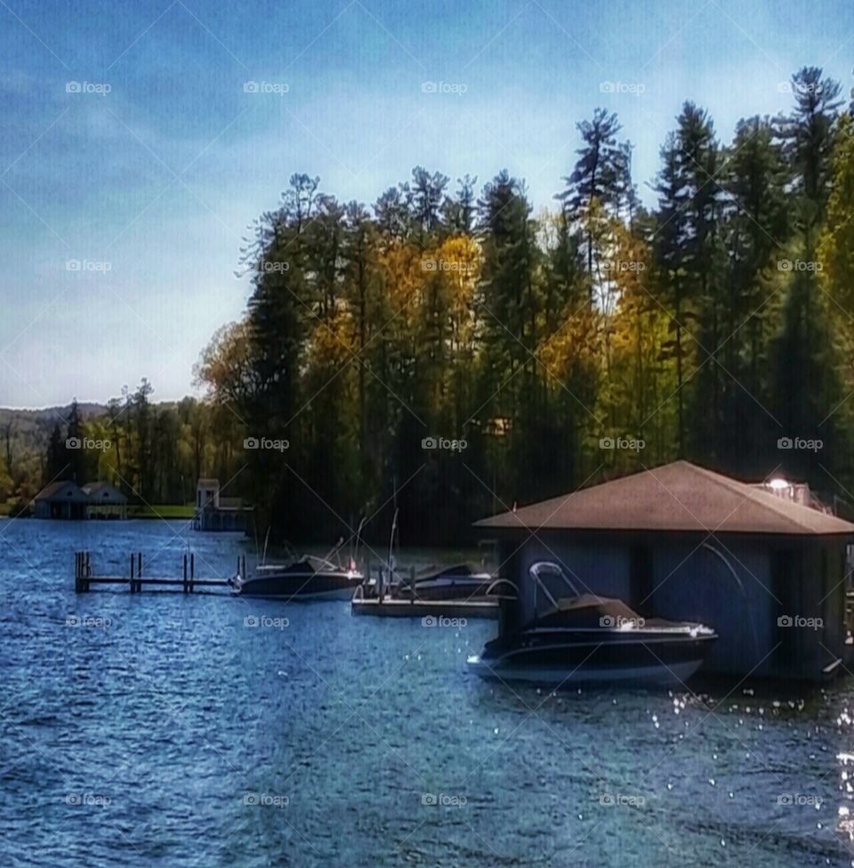 Boathouse on the lake!
