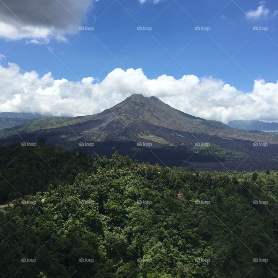 Volcano in  Indonesia 