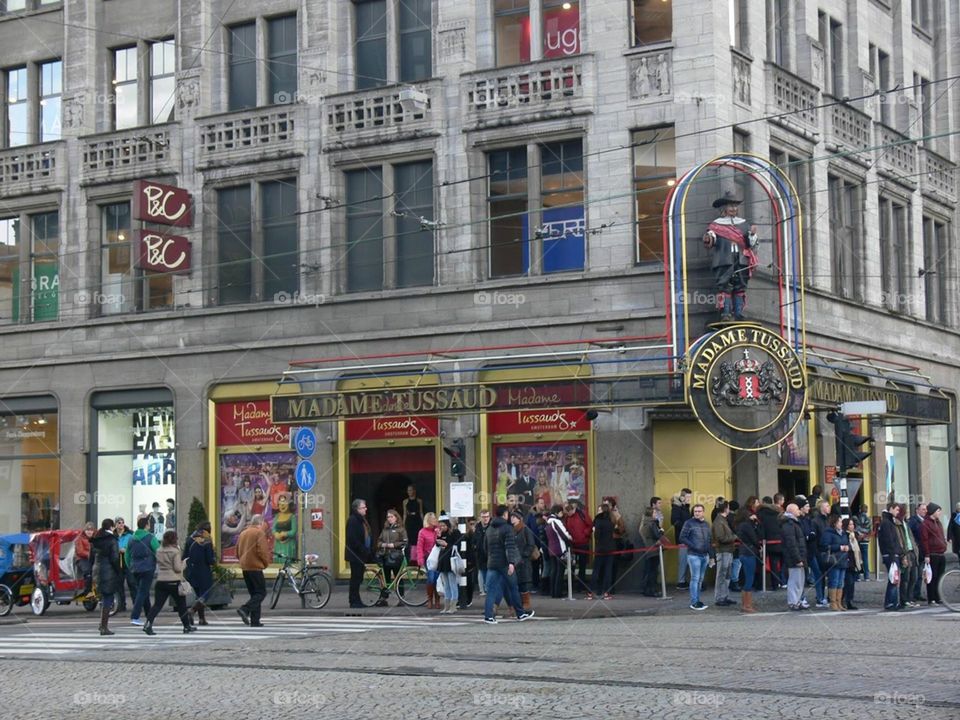 Madame Tussaud in Amsterdam. The photo was taken in Amsterdam, The Netherlands.