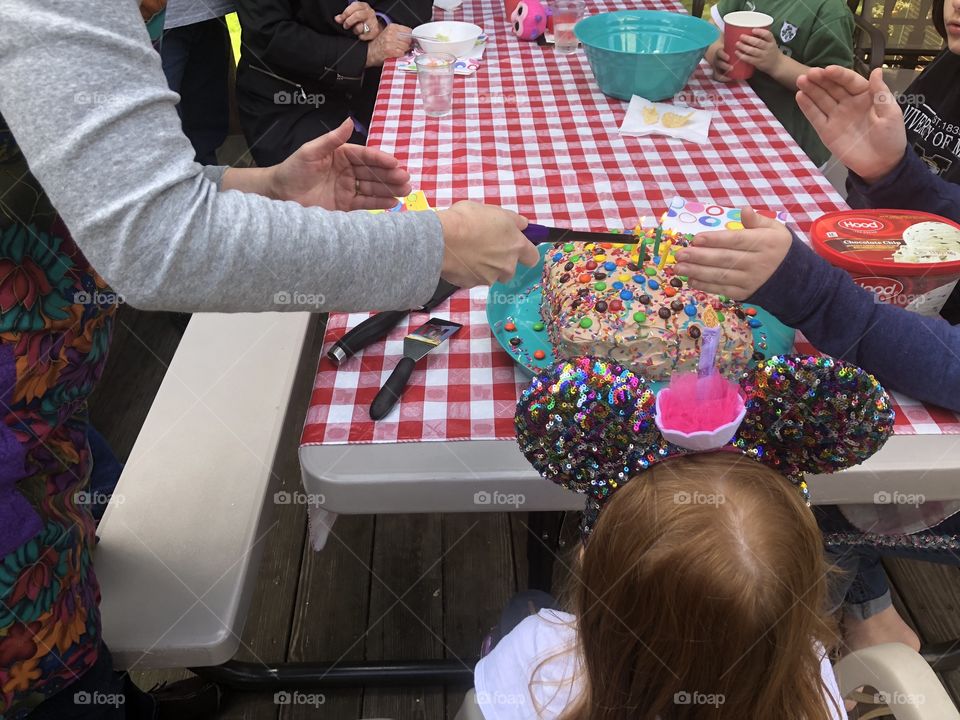 A kids birthday party 