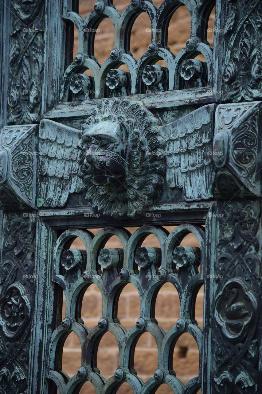 Iron gate at Hohenzollern Castle, Germany